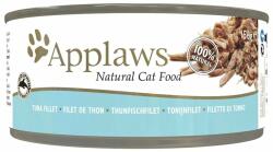 Applaws Cat Adult Tuna Fillet in Broth ton file in supa 72x156 g pentru pisica