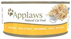 Applaws Cat Adult Chicken Breast in Broth pachet conserve 24x156g piept pui in supa