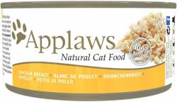 Applaws Cat Adult Chicken Breast in Broth 24x70 g hrana pisica, piept de pui in supa