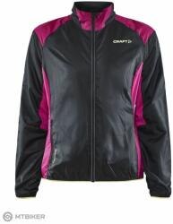 Craft PRO Hypervent női kabát, fekete/rózsaszín (S)