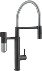 Franke Vital Semi Pro fekete/inox 3 az 1-ben kihúzható zuhanyfejes csaptelep szűrőcsappal