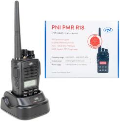 PNI Statie radio portabila PNI PMR R18, 446MHz, 0.5W, 128 canale (PNI-PMR-R18)