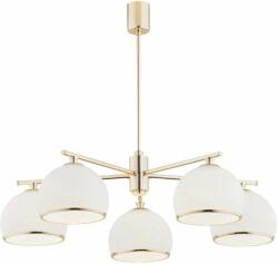 Argon Marbella lampă de tavan 5x15 W alamă-opal 2088 (2088)