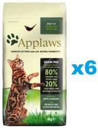 Applaws Cat Adult Chicken and Lamb 2, 4 kg (6x400 g) csirke és bárány felnőtt macskáknak