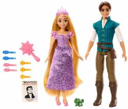Mattel Prințesele Disney: Păpușă Rapunzel și Flynn (HLW39) Figurina