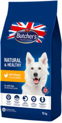 Butcher's 2x15kg Butcher's Natural & Healthy csirke száraz kutyatáp