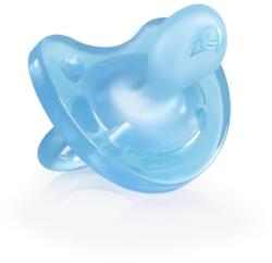 Chicco Chicco, PhysioForma Soft, suzeta din silicon, albastru, 0 luni+