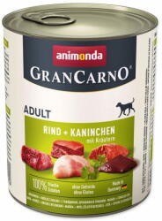 Animonda Gran Carno Adult marhahús és nyúl konzerv fűszernövényekkel 800g