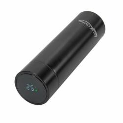 Heinner TERMOS Inox 450ML, Indicator. Led temperatura, Negru, pastrarea rece/calda a bauturilor (HR-AER-TM45N) - pcone