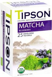 BASILUR Ceai Eco Matcha blueberry, 25 plicuri, Tipson