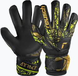 Reusch Mănuși de portar pentru copii Reusch Attrakt Infinity Finger Support black/gold/yellow/black