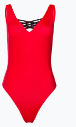 Giorgio Armani Costum de baie o piesă pentru femei EA7 Emporio Armani Water Sports BW Tape rosso Costum de baie dama