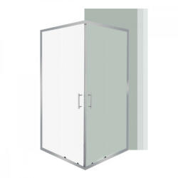 Leziter Spirit Clear 90x90 cm szögletes zuhanykabin, zuhanytálca nélkül (SC90A)