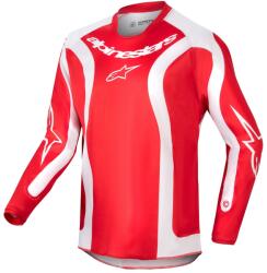 Alpinestars Copii Motocross Jersey Alpinestars Racer Lurv 2024 roșu și alb (AIM173-0051)