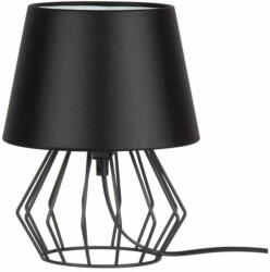 Safako Merano asztali lámpa E27-es foglalat, 1 izzós, 25W fekete