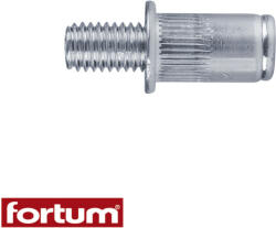 Fortum 4770677 szegecscsavar készlet, acél, M8x12 - 15 db (0, 5-5, 0 mm vtg, horganyzott) (4770677)