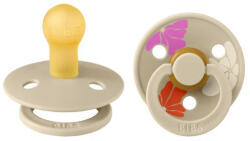 BIBS Studio Virágzás Colour cumi szett (2 db) - Vanília (0-6 hónap)