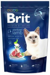  Brit Premium by Nature Cat Sterilizált bárány 1, 5kg