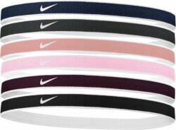 Nike Elastice păr "Nike Tipped Swoosh Sport Headbands 6P - red stardust/purple ink/white