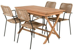Asztal és szék garnitúra Dallas 3701