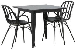  Étkezőgarnitúra Dallas 3897 (Fekete)