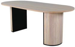  Asztal Dallas 1712 (Világos fa + Fekete)