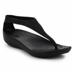 Crocs Sexy Flip 11354-060 nő lábujjközös szandál fekete
