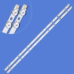  Háttérvilágítás Vestel 32coll 11LED 3V 17DLB32NER1 2db/csomag - jet - 2 700 Ft