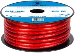 Peiying KAB0715A Autóhifi tápkábel, réz-alumínium, piros, 10GA 5, 5mm, 25m/tekercs (KAB0715A)