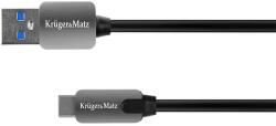 Krüger&Matz KM0347 Krüger&Matz USB 3.0 - USB C kábel, 0, 5m (KM0347)