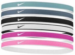 Nike Fejpánt Nike Tipped Swoosh Sport Headbands 6P - ocean bliss/noise aqua/black