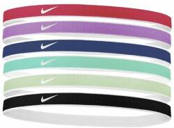 Nike Fejpánt Nike Tipped Swoosh Sport Headbands 6P - light fusion red/rush fuchsia/white