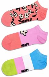Happy Socks zokni Flower Low Socks 3 pár - többszínű 41/46