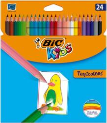 BIC Színes ceruza készlet, BIC KIDS Tropicolors , 24 különböző szín (9375182) - kellekanyagonline