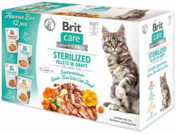 Brit Care Cat Flavour box Sterilizált filé mártásban Multi 12x85g