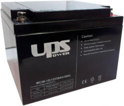 UPS 12V 28Ah zselés, ólom akkumulátor (106031)
