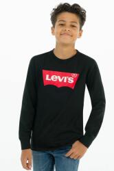 Levi's gyerek hosszúujjú fekete, nyomott mintás - fekete 152