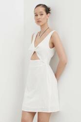 Billabong pamut ruha fehér, mini, testhezálló - bézs L