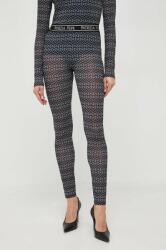 Patrizia Pepe legging fekete, női, mintás - fekete 34 - answear - 36 990 Ft