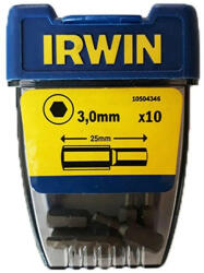 IRWIN TOOLS Bithegy imbusz 3 x 25 mm (10 db) (10504346) - szucsivill