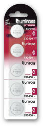 Uniross CR2450 lítium gombelem 3 V (5 db/cs) (U5CR2450) - szucsivill