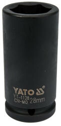 TOYA Gépi hosszú dugókulcs 3/4" 28 mm CrMo (YT-1128) - szucsivill