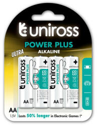 Uniross AA/ceruza tartós alkáli elem 1, 5 V (4 db) (LR6-UALKAAPP4)