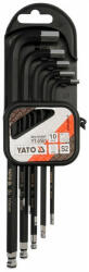 YATO Hosszú gömbfejű imbuszkulcs készlet 10 részes 1, 27-10 mm S2 (YT-0561)