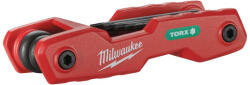 Milwaukee Torx kulcs készlet 8 részes, összecsukható (4932480979)