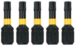 DEWALT Extreme Impact Bithegy T30 x 25 mm (5 db) (DT7384T-QZ) - szucsivill