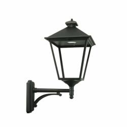 Norlys London fekete-átlátszó LED kültéri falikar (NO-4116B) LED 1 izzós IP54 (NO-4116B)