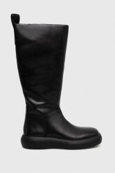 Vagabond Shoemakers bőr csizma JANICK fekete, női, platformos, 5439.101. 20 - fekete Női 37