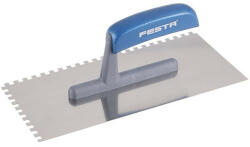  FESTA Fogazott glettvas 130 x 280 mm inox 6 x 6 mm műanyag nyéllel (31111F) - szucsivill