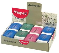Maped Architecte radír műanyag tokban - 3 színben (CW-IMA511010)